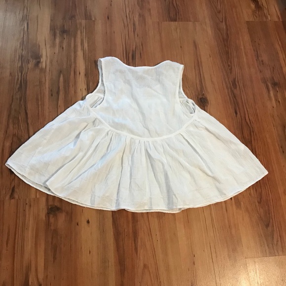 BCBGeneration white babydoll tank top - Picture 5 of 9